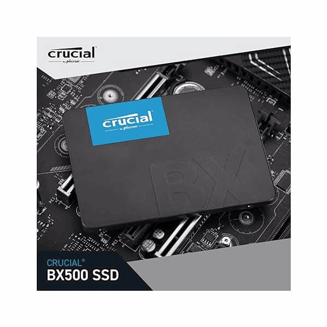 Disco solido SSD Interno Crucial BX500 de 480GB SATA 2.5"