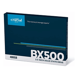 Disco solido SSD Interno Crucial BX500 de 480GB SATA 2.5"