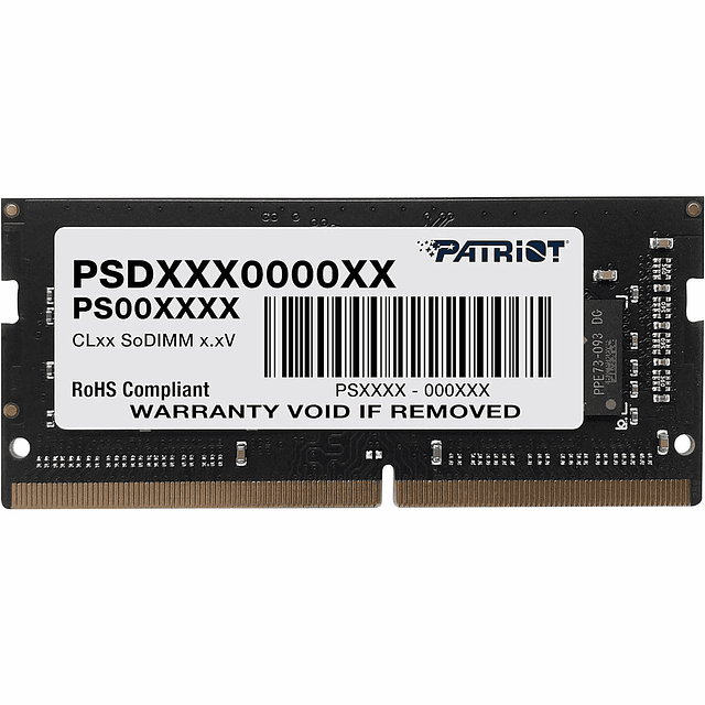 Memoria RAM Patriot DDR4 de 8GB 2400 MHZ Portátil