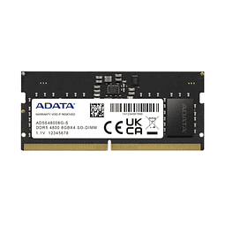 Memoria RAM Adata DDR5 de 8GB 4800 MHz Portátil