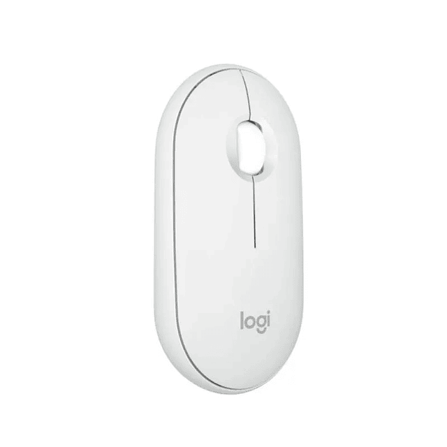 Mouse Logitech PEBBLE M350 Inalámbrico  Bluetooth Blanco