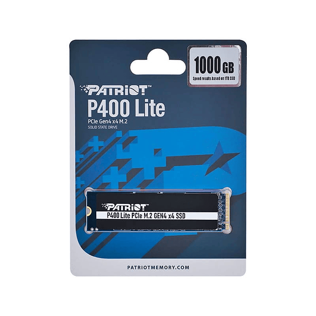 Disco solido SSD Patriot P400 Lite 1TB Gen4 X4 PCIe M.2 