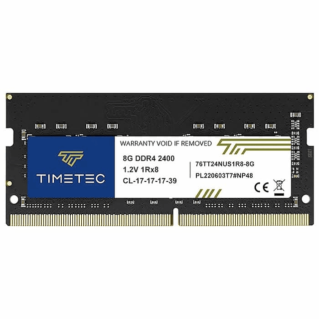 Memoria RAM Timetec DDR4 8GB 2400 Mhz Portátil