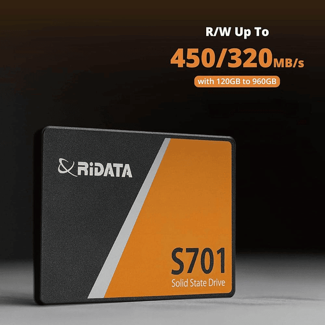 Disco Solido RIDATA 960GB  S701 SATA III 6Gb/s