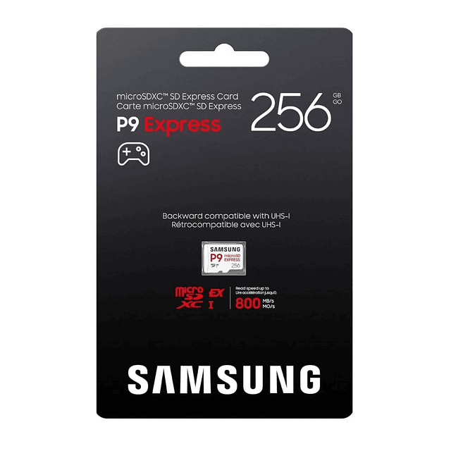 Memoria MicroSD SAMSUNG 256GB P9 Express 800 Mb/s