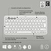 Teclado Logitech Inalámbrico Bluetooth K380s Blanco 