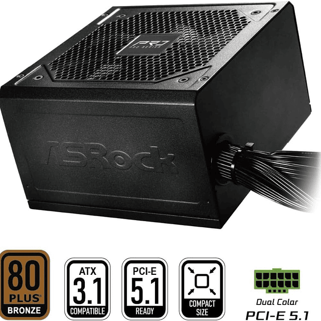 Fuente de Alimentación ASRock PRO-750W 80 Plus 
