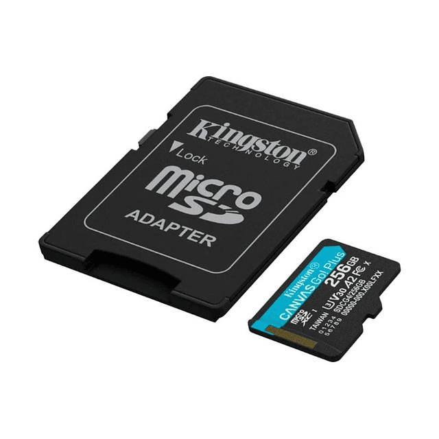 Memoria MicroSD Kingston 256GB Canvas Go plus 200MB/S