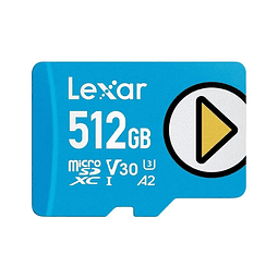 Memoria MICROSD LEXAR 512GB Play Blue 160MB/s