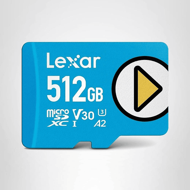 Memoria MICROSD LEXAR 512GB Play Blue 160MB/s