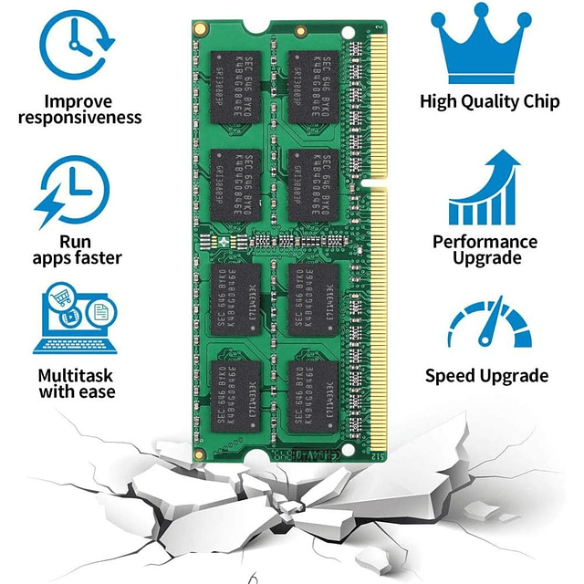 Memoria RAM DDR3L 8GB 1333 Mhz 1.35V Para Portátil