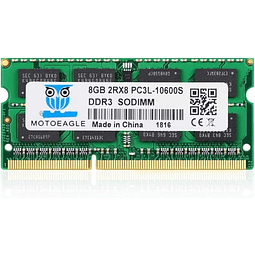 Memoria RAM DDR3L 8GB 1333 Mhz 1.35V Para Portátil
