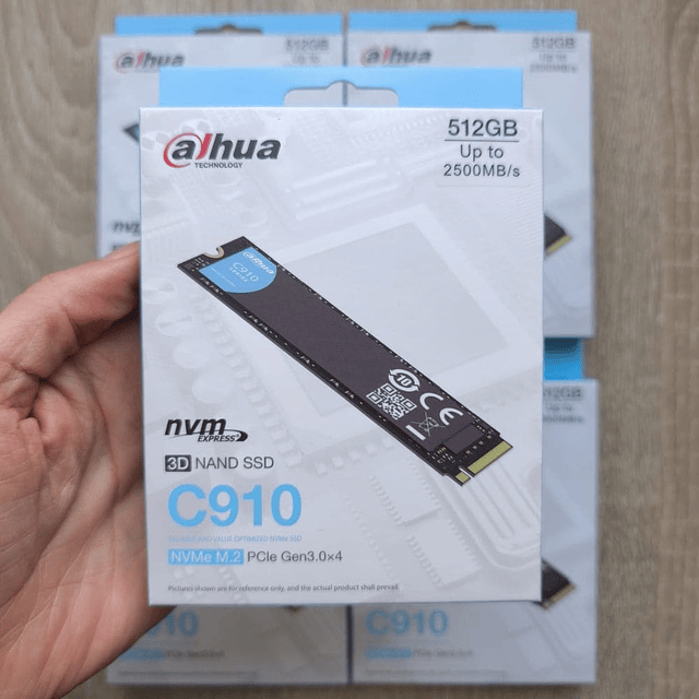 Disco solido DAHUA C910 M2 512GB NVMe PCIe Gen 3x4 2500Mb/s