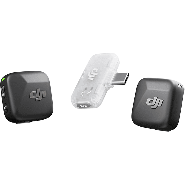 Micrófono DJI Mic Mini 2TX + 1RX + estuche de Carga 