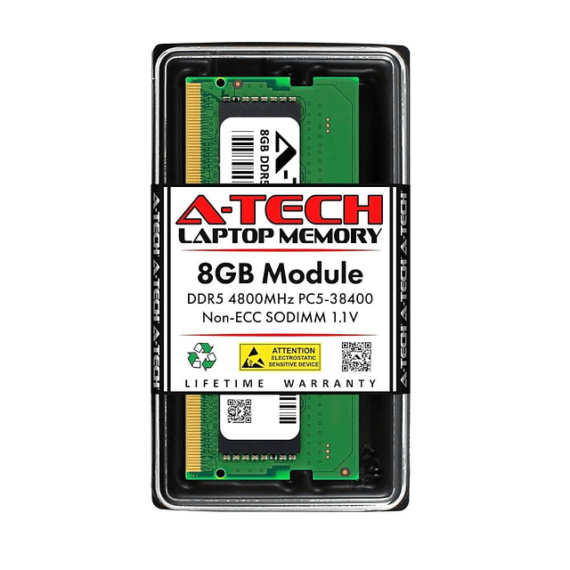 Memoria RAM A-TECH DDR5 8GB 4800Mhz Portátil