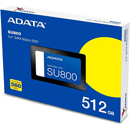 Disco Solido Ssd Adata Su800 SATA III 512 Gb 6Gb/s