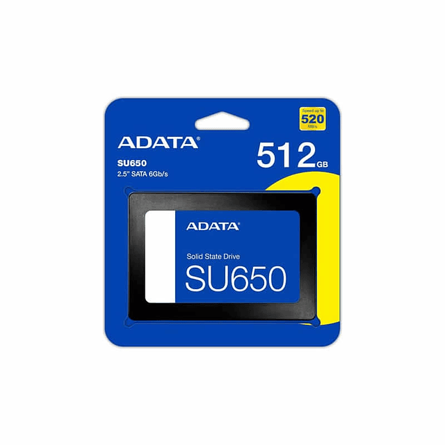 Disco Solido Ssd Adata Su650 Sata De 512 Gb 6Gb/s 