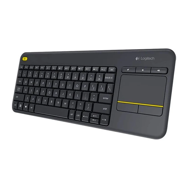 Teclado Inalámbrico Logitech Touchpad Qwerty K400 Plus