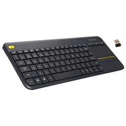 Teclado Inalámbrico Logitech Touchpad Qwerty K400 Plus