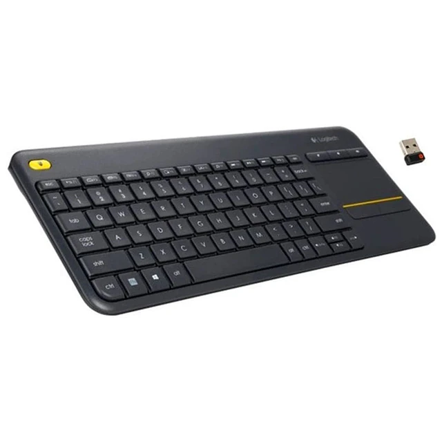 Teclado Inalámbrico Logitech Touchpad Qwerty K400 Plus