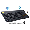 Teclado Inalámbrico Logitech Touchpad Qwerty K400 Plus