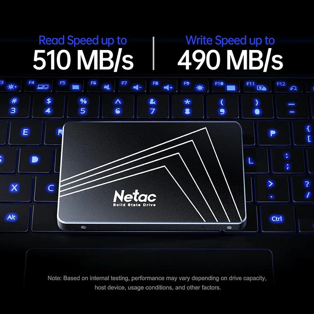 Discos sólidos SSD NETAC 512GB SATA III