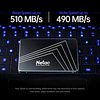 Discos sólidos SSD NETAC 512GB SATA III