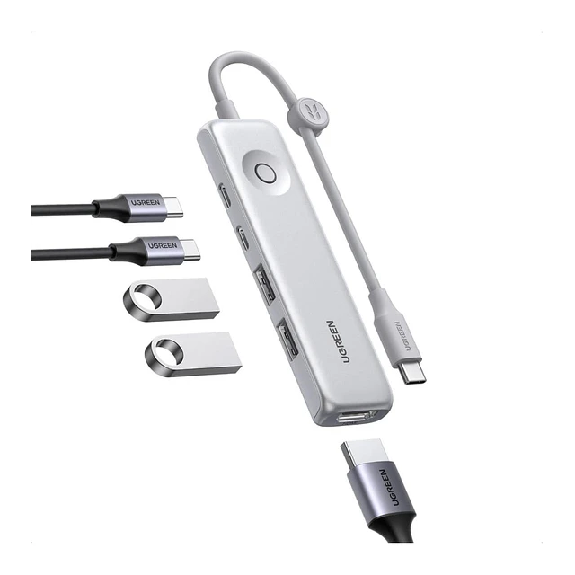 Adaptador HUB SLIM USB-C 5 En 1 UGREEN Multipuerto Usb-C HDMI