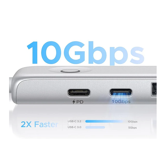 Adaptador HUB SLIM USB-C 5 En 1 UGREEN Multipuerto Usb-C HDMI