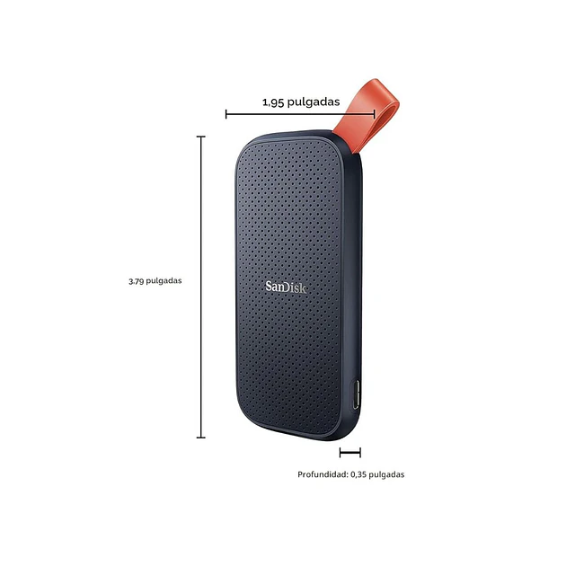 Disco Externo SanDisk 1TB 800 MB/S USB-C USB 3.2