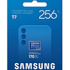 Memoria MicroSDXC SAMSUNG T7 256GB  170MB/S