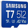 Memoria MicroSDXC SAMSUNG T7 512GB 170MB/S