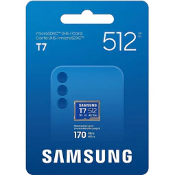 Memoria MicroSDXC SAMSUNG T7 512GB 170MB/S
