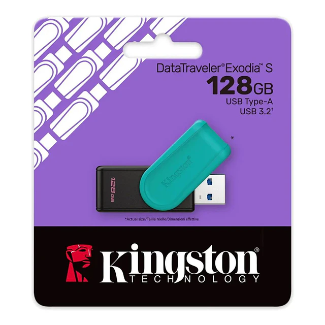 Memoria Usb Kingston Datatraveler Exodia S 128gb Usb 3.2