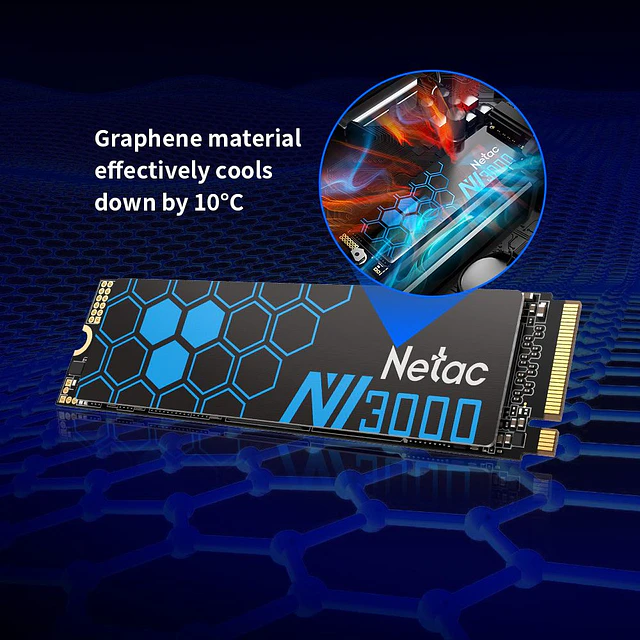Disco solido NETAC M2 NVMe 500GB PCIe Gen 3x4