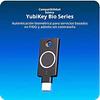 YubiKey C Bio FIDO Edition USB-C Biométrica MFA Llave de Seguridad