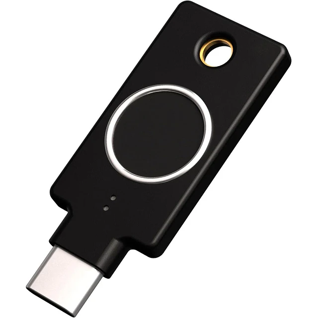 YubiKey C Bio FIDO Edition USB-C Biométrica MFA Llave de Seguridad