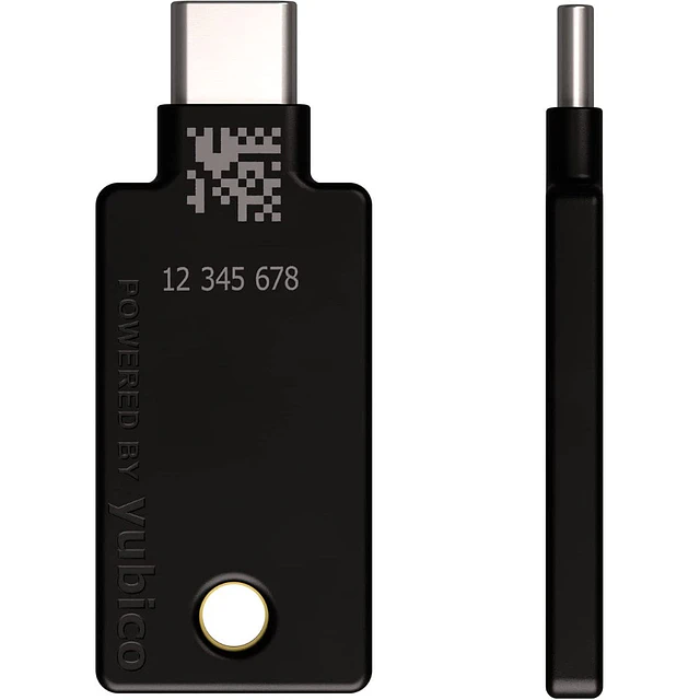 YubiKey C Bio FIDO Edition USB-C Biométrica MFA Llave de Seguridad