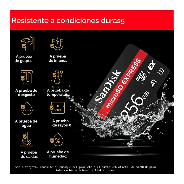 Memoria MicroSD SanDisk Express 256GB 880MB/s Nintendo Switch 2 