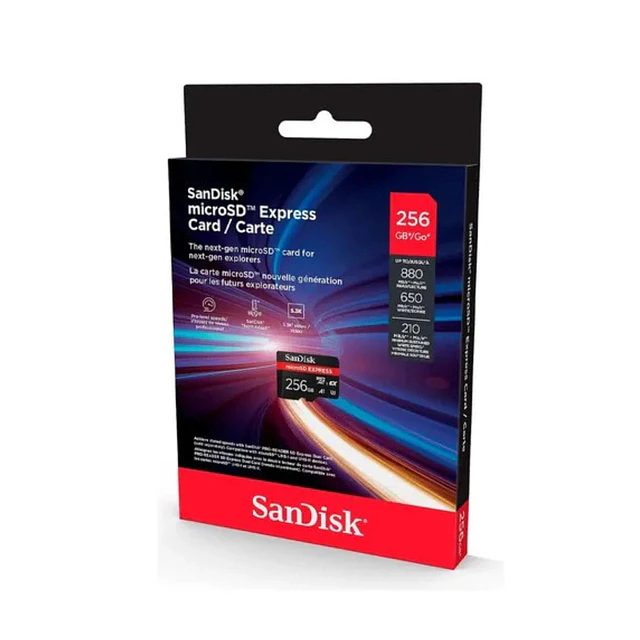 Memoria MicroSD SanDisk Express 256GB 880MB/s Nintendo Switch 2 