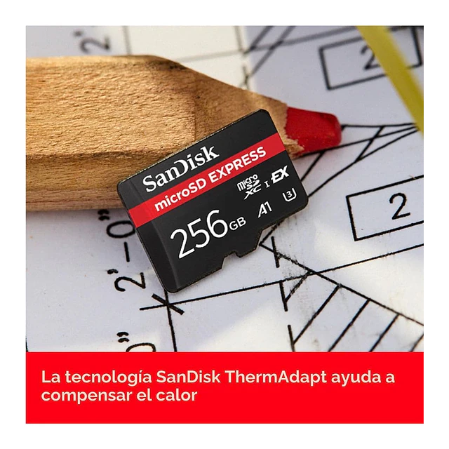 Memoria MicroSD SanDisk Express 256GB 880MB/s Nintendo Switch 2 