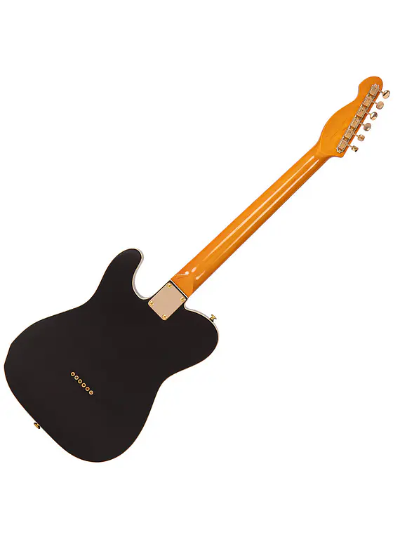 Guitarra Eléctrica Telecaster Joe Doe Gambler Roulette Wheel Black c/Case Vintage JDV32