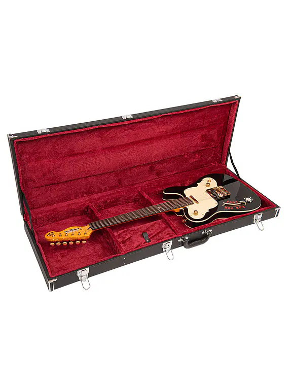 Guitarra Eléctrica Telecaster Joe Doe Gambler Roulette Wheel Black c/Case Vintage JDV32