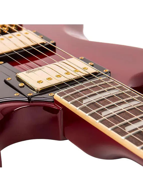 Guitarra Electrica SG GOLD H/WARE CHERRY VINTAGE