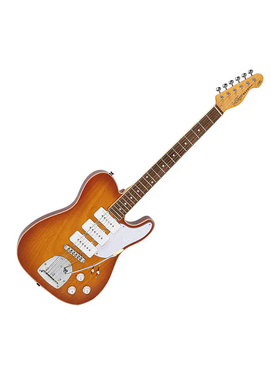 GUITARRA ELECTRICA VINTAGE VRBT72HB REVO SERIES TRIO GUITAR HONEYBURST