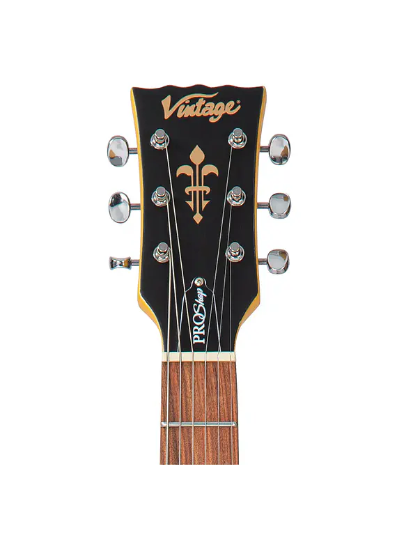 GUITARRA ELÉCTRICA VINTAGE V130PU3695 PROSHOP UNIQUE MATT TV YELLOW