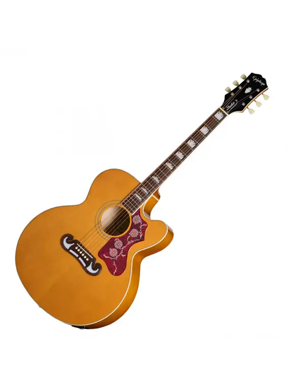 EPIPHONE J-200 STUDIO EC NATURAL / GUITARRA ELECTROACUSTICA JUMBO