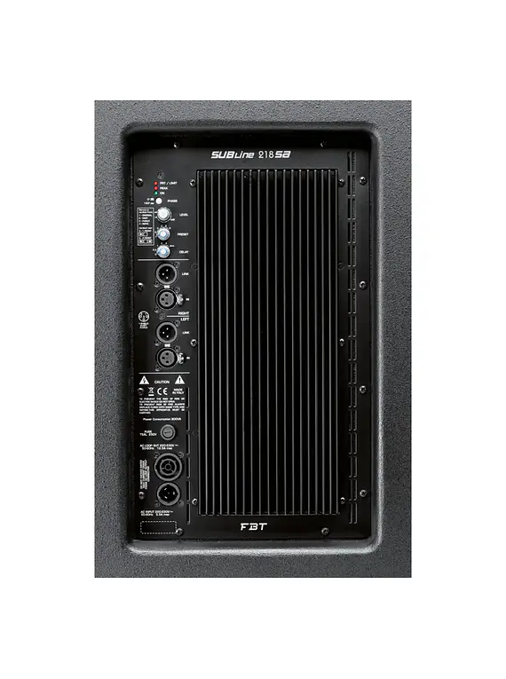 FBT SUBLINE 218SA SUBWOOFER ACTIVO 2X18 1200W