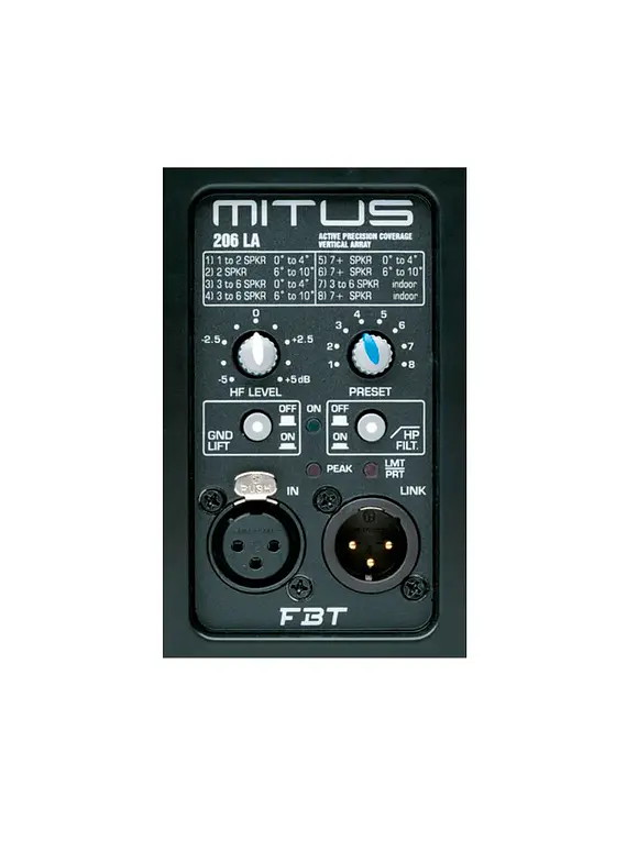 FBT MITUS 206LA LINE ARRAY 2X6.5