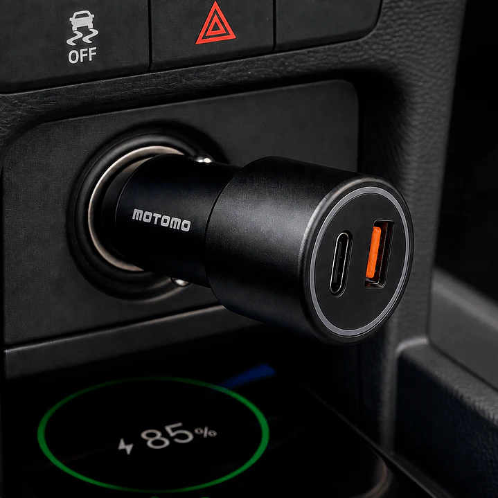 Cargador de Auto Motomo MO-3024 52.5W 3